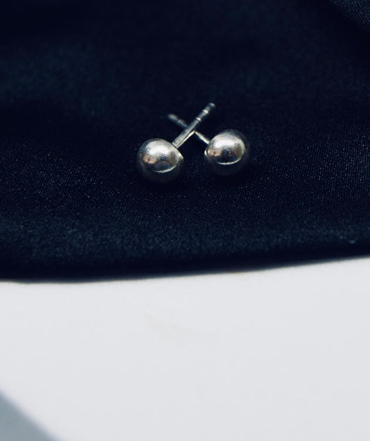 Silver 5mm Half Ball Stud
