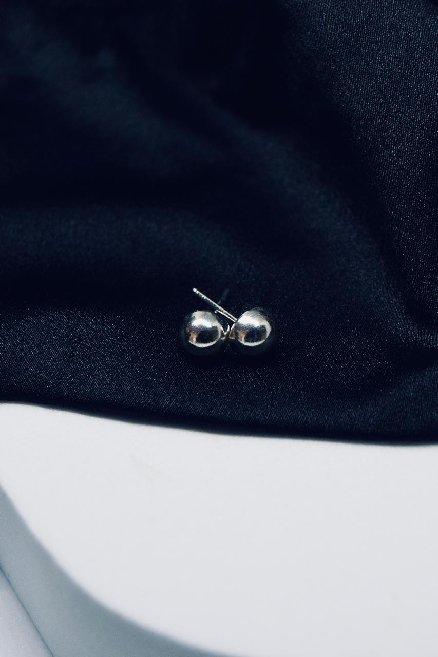 Silver 6mm Half Ball Stud